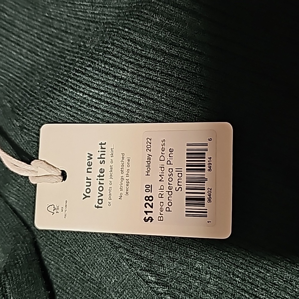 Marine layer Brea Rib Midi Dress in Ponderosa Pine - Picture 6 of 6